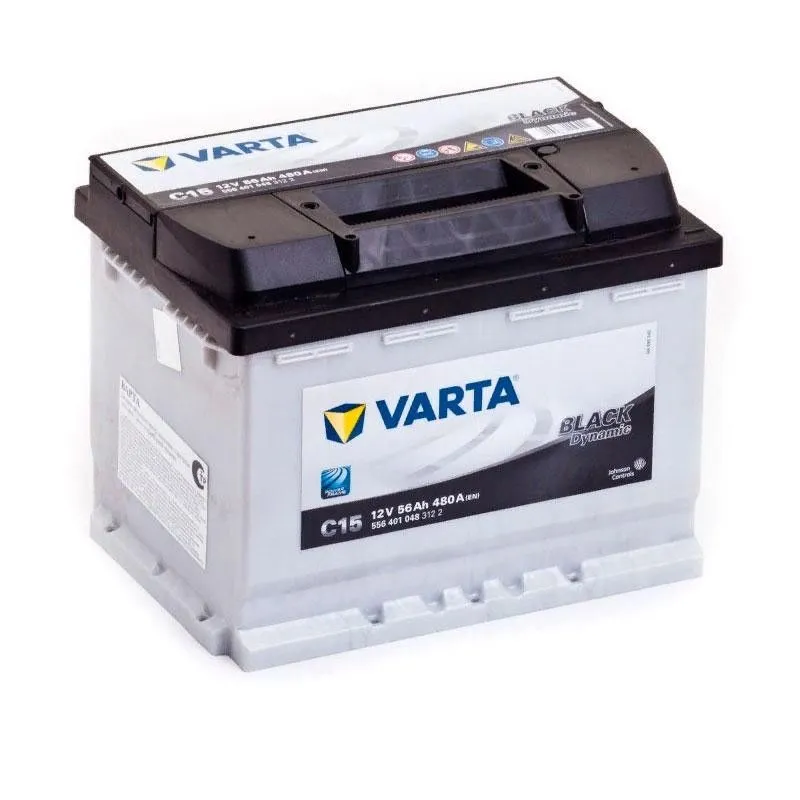 Varta Black Dynamic С15 56Ач 480А 556 401 048, ПП, стандартные клеммы