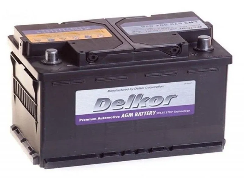Delkor 6CT-95 (595 901 090) AGM 95Ач 900А, ОП, стандартные клеммы
