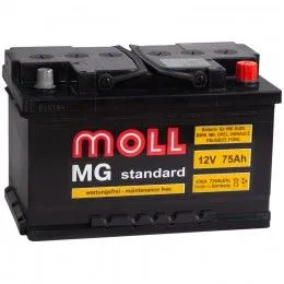 Moll MG Standard 12V-75Ah SR 75Ач 720А, ОП, стандартные клеммы