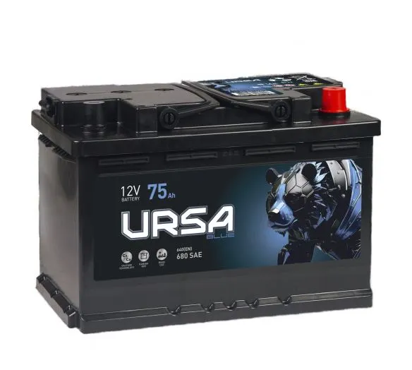 URSA Blue 75Ач 680А, ОП, стандартные клеммы