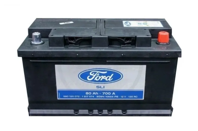 FORD STANDART 80Ач 700А 1 917 574, ОП, стандартные клеммы