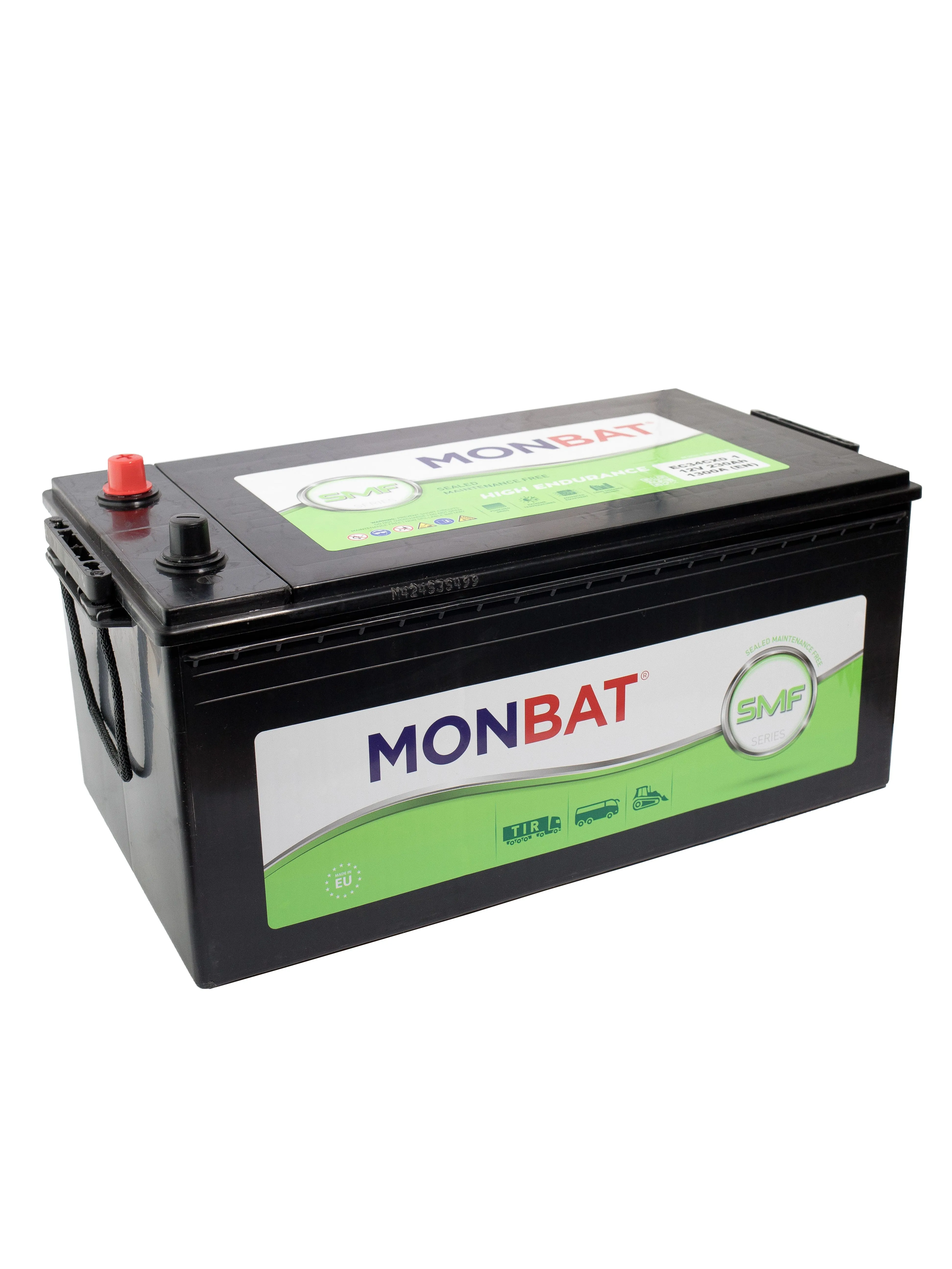 MONBAT TRUCK (SMF) 230Ач 1250А, ОП, стандартные клеммы