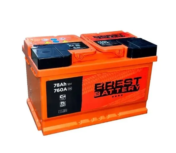 Brest battery 78Ач 760А, ОП, стандартные клеммы