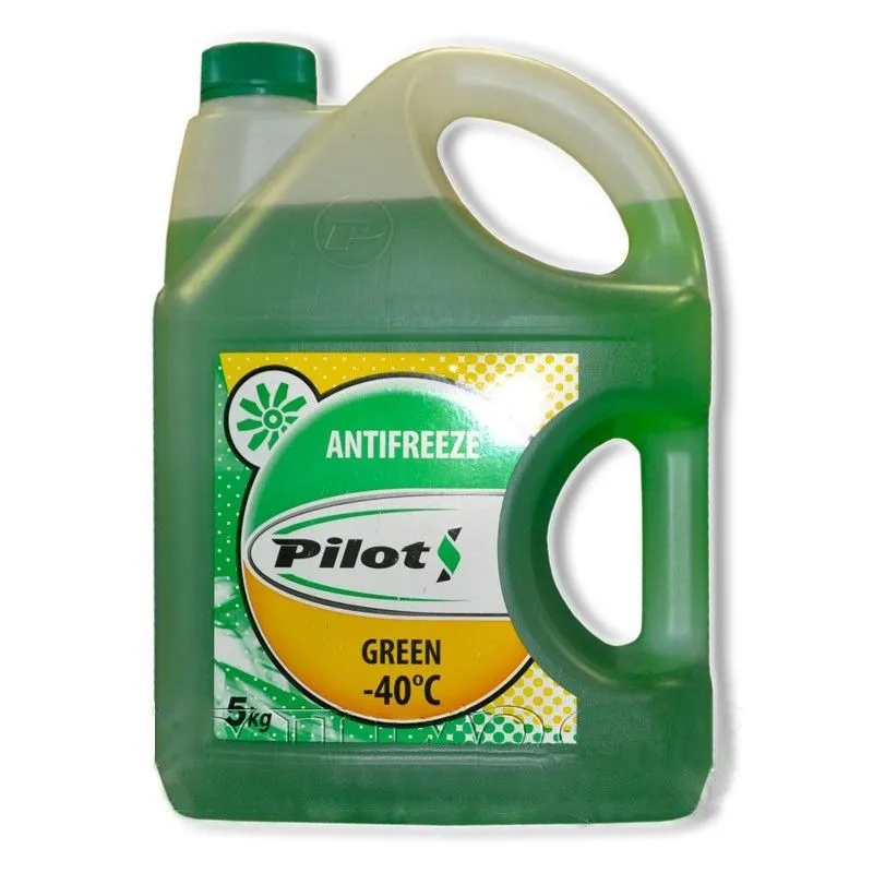 Антифриз Pilots Green Line 40 готовый -40C зеленый 5 кг 3204