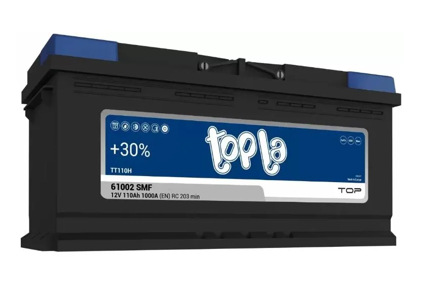 Topla Top 110Ач 1000А, ОП, стандартные клеммы