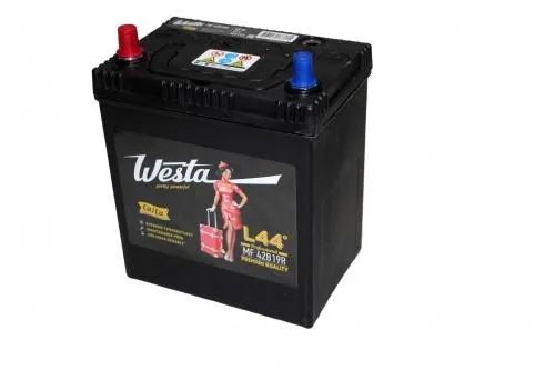 WESTA MF 42B19R 40Ач 340А, ПП, тонкие клеммы