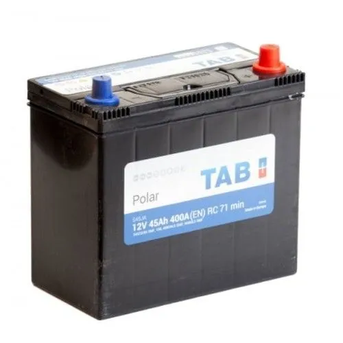 Tab Polar Asia 45Ач 400А 246845 54523/84 SMF, ОП, тонкие клеммы