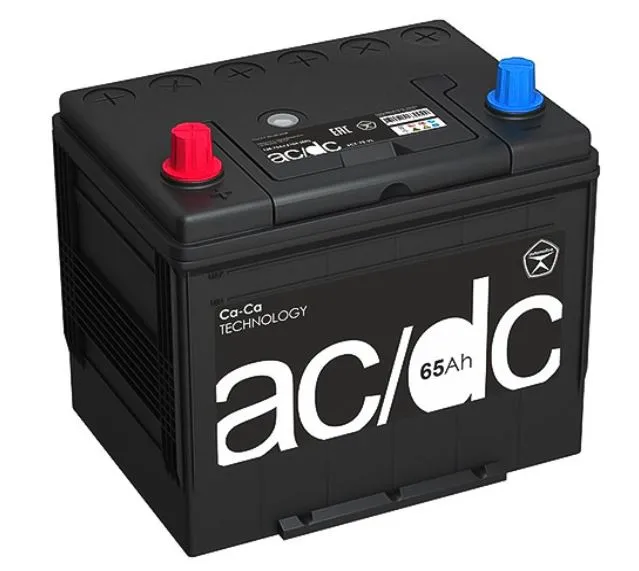 AC/DC 75D23R 65Ач 600А, ПП, стандартные клеммы