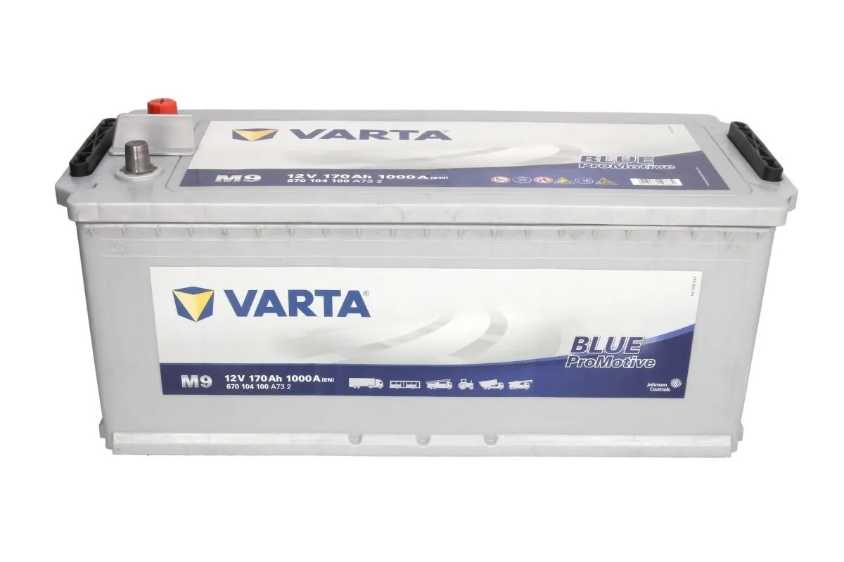Varta Promotive Blue M9 170Ач 1000А 670 104 100, ОП, стандартные клеммы