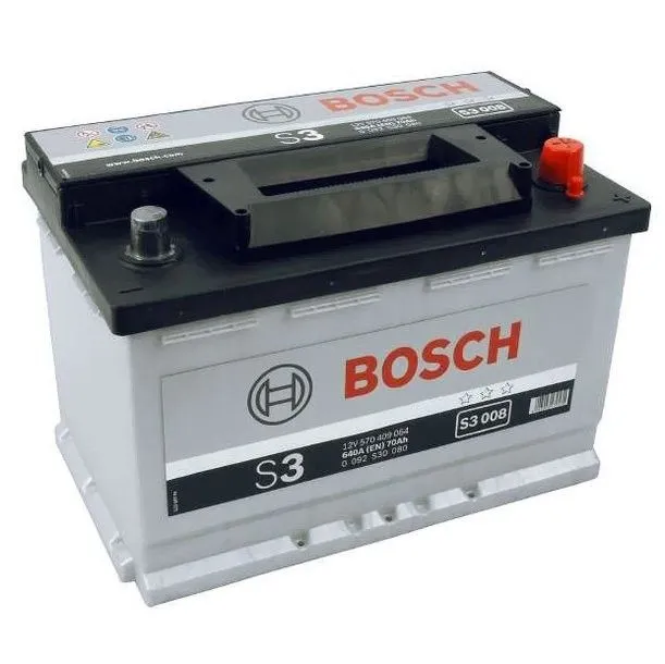 Bosch S3 008 70Ач 640А 0 092 S30 080, ОП, стандартные клеммы