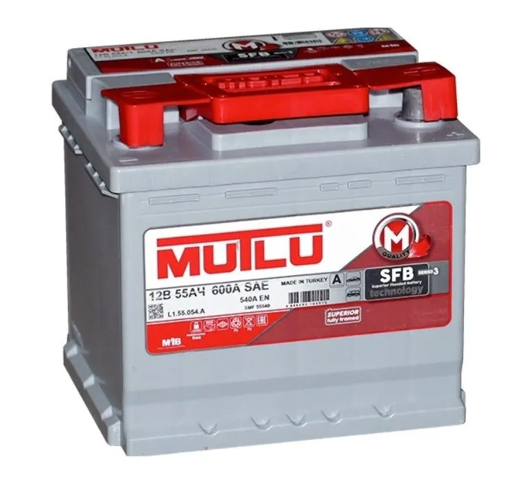 Mutlu SFB M3 6СТ-55.0 55Ач 540А, ОП, стандартные клеммы