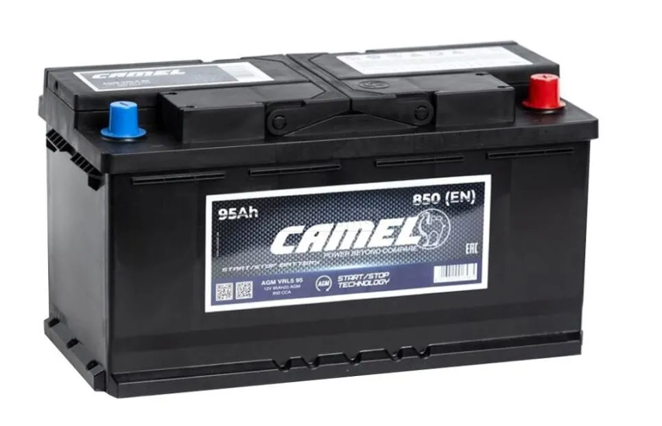 CAMEL AGM  95Ач 850А, ОП, стандартные клеммы