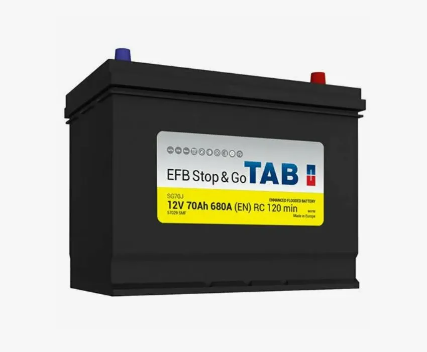 TAB EFB Stop&Go 70Ач 680А 57029, ОП, стандартные клеммы
