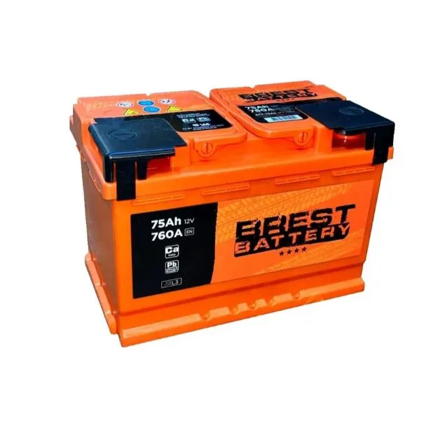Brest Battery 75Ач 760А, ОП, стандартные клеммы