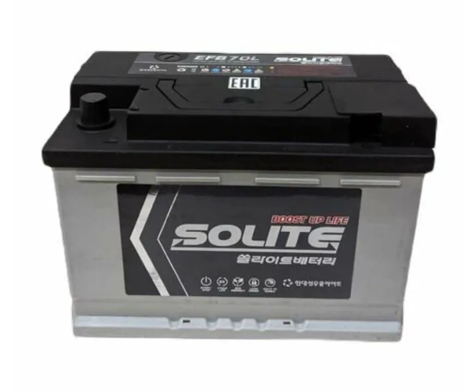 Solite EFB 70Ач 680А, ОП, стандартные клеммы