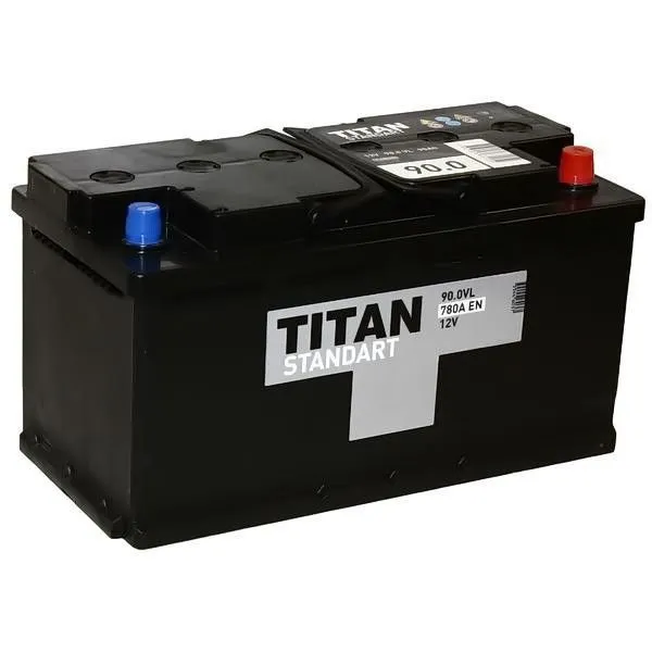 TITAN Standart 90R+ 90Ач 780А, ОП, стандартные клеммы
