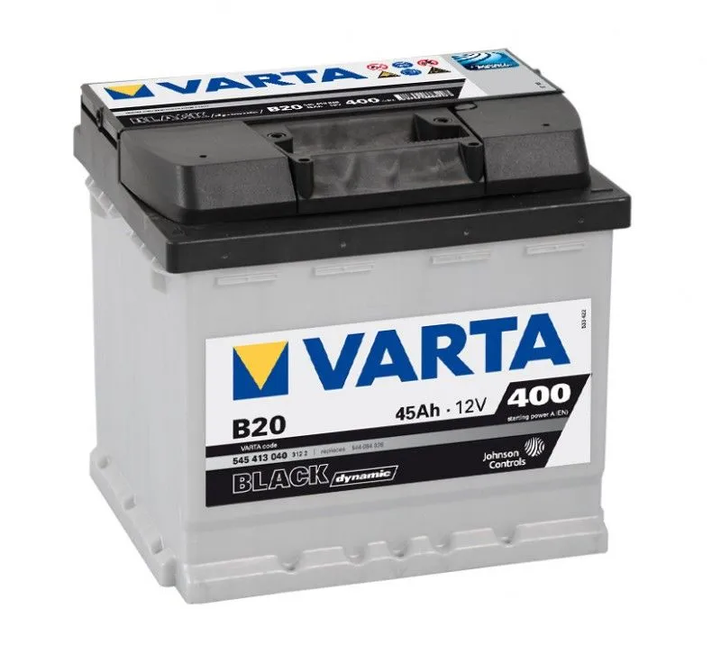 Varta Black Dynamic B20 45Ач 400А 545 413 040, ПП, стандартные клеммы