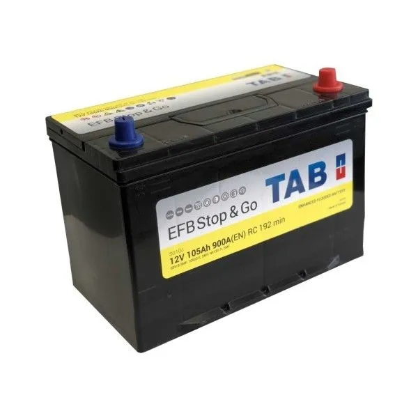 Tab EFB Stop&Go 105Ач 900А 212005 60518 SMF, ОП, стандартные клеммы