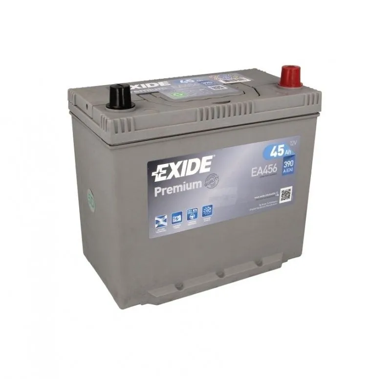 Exide EA456 45Ач 390А, ОП, стандартные клеммы