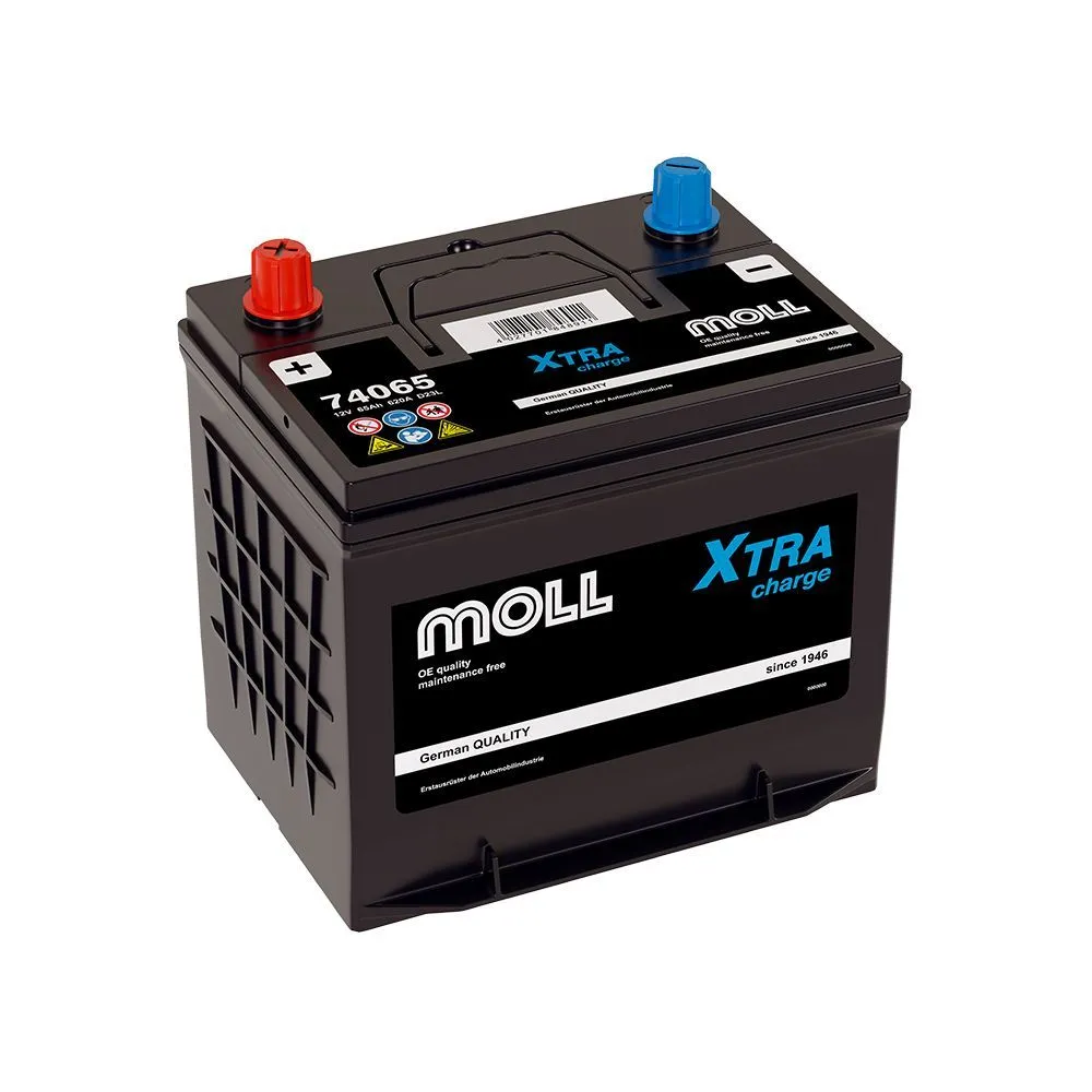MOLL Asia X-TRA charge 65Ач 620А (74065), ОП, стандартные клеммы