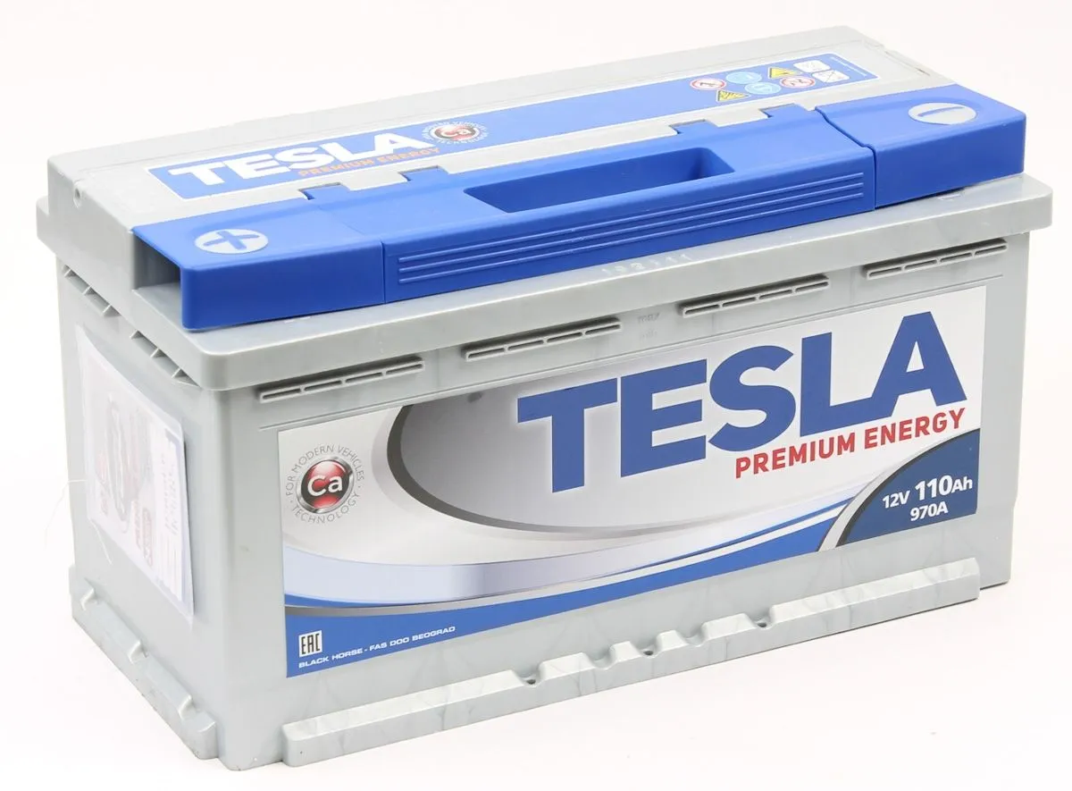 Tesla Premium Energy 6СТ-110.1 110Ач 970А, ПП, стандартные клеммы