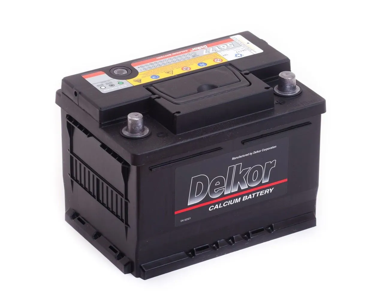 Delkor 6CT-61 (56177) 61Ач 600А, ОП, стандартные клеммы