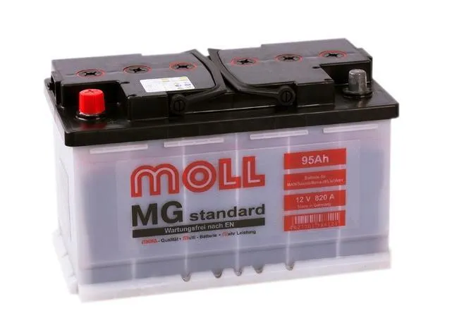 Moll MG 95 UL 95Ач 820А, ПП, стандартные клеммы