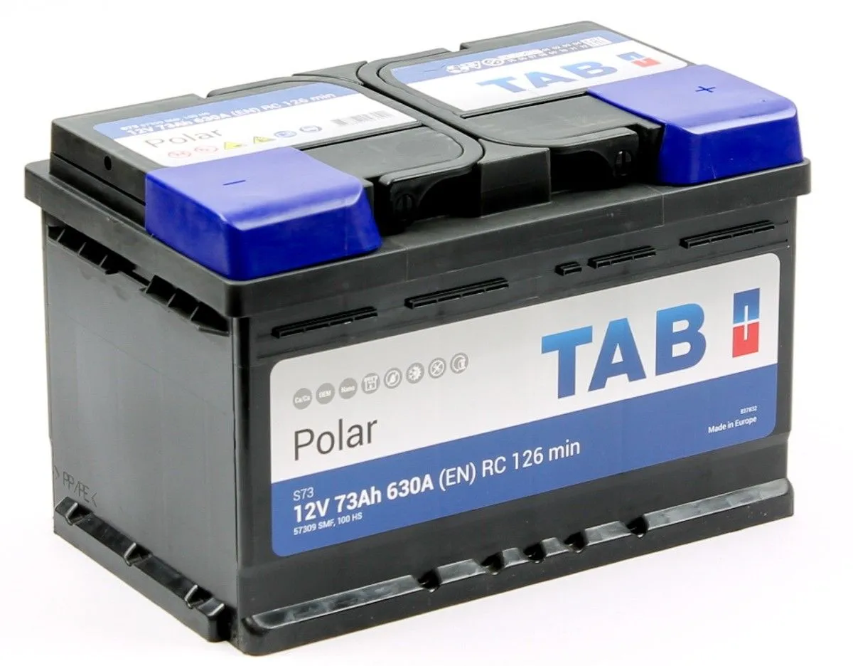 Tab Polar 73Ач 630А 246073 57309 SMF, ОП, стандартные клеммы