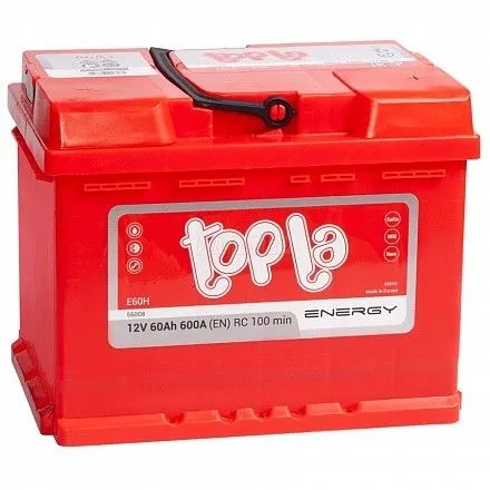 Topla Energy (108060) 60Ач 600А, ОП, стандартные клеммы