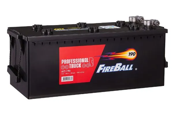 FIRE BALL 6СТ-190NR 190Ач 1200А, ОП, стандартные клеммы
