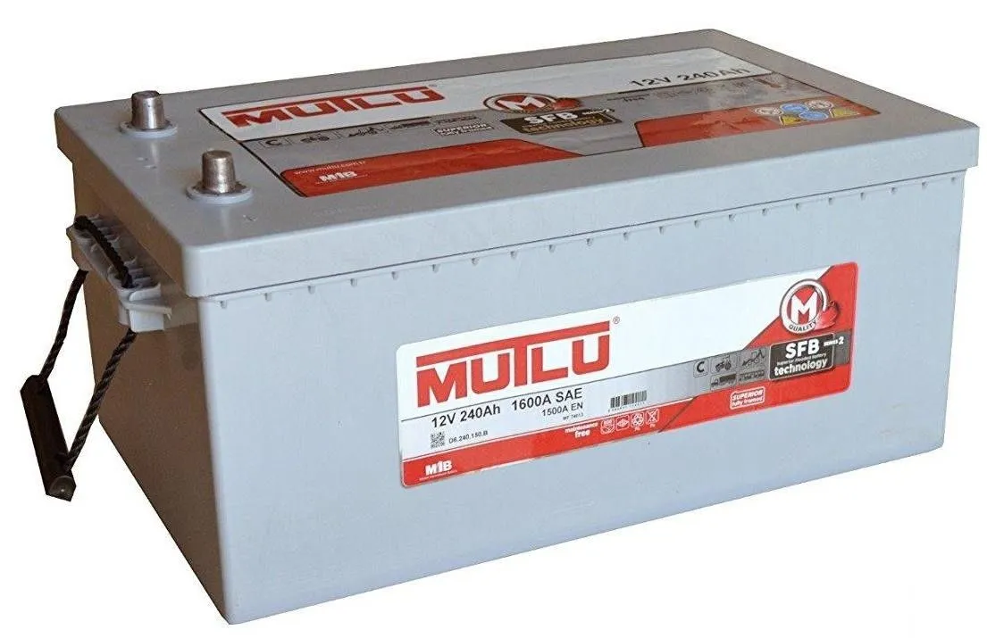 Mutlu SFB M1 6СТ-240 240Ач 1500А, ОП, стандартные клеммы