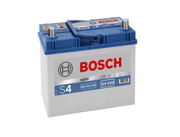 Bosch Silver Asia S4 020 45Ач 330А 0 092 S40 200, ОП, стандартные клеммы