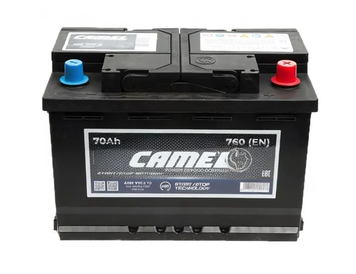 CAMEL AGM 70Ач 760А, ОП, стандартные клеммы