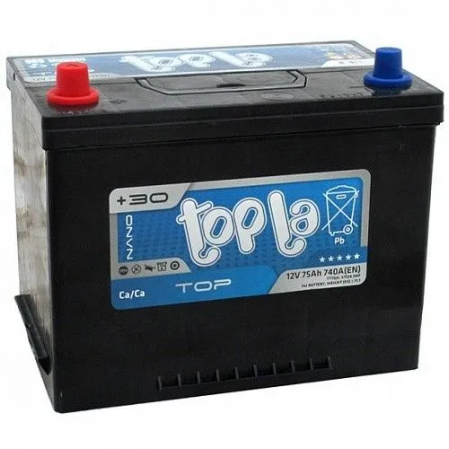 Topla Top Sealed (118975) 75Ач 740А, ПП, стандартные клеммы