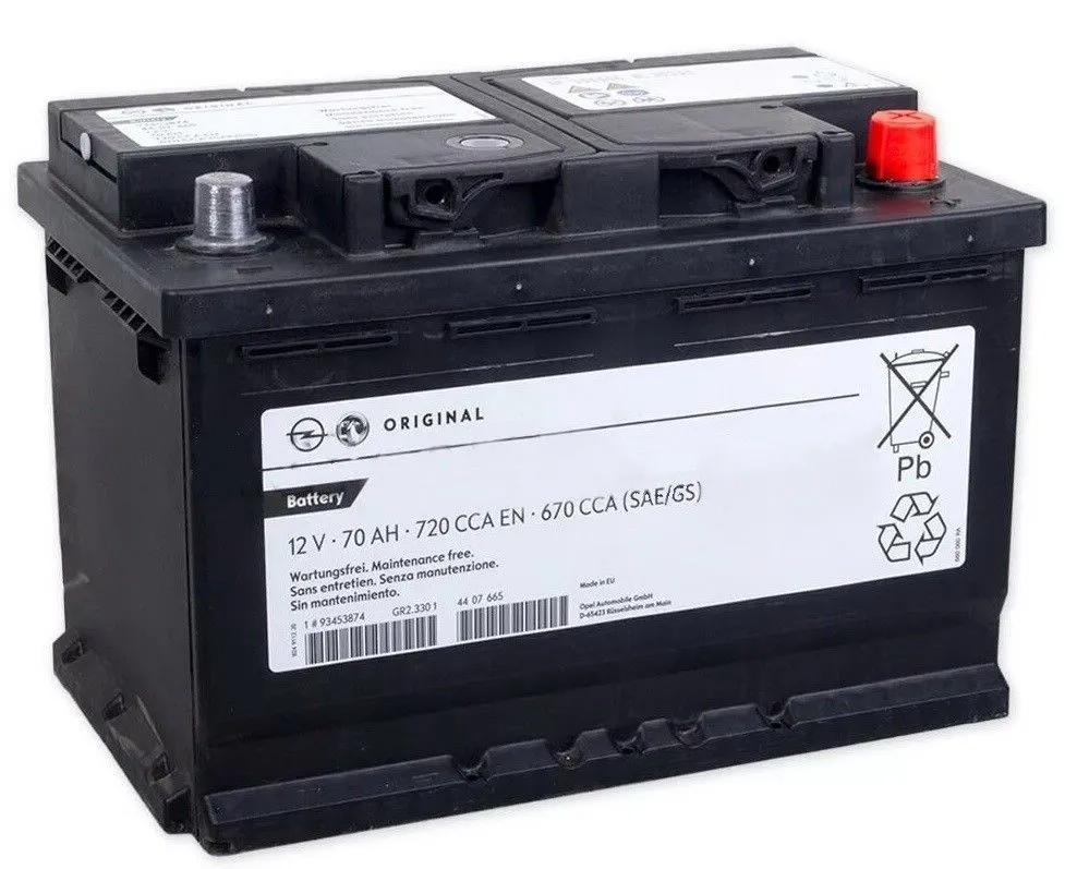 GM ORIGINAL (95519152) 70Ач 800А, ОП, стандартные клеммы
