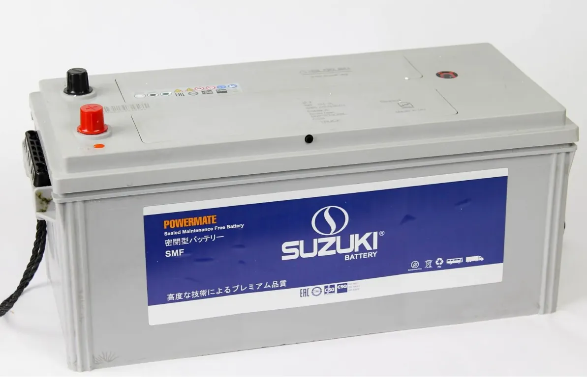 Suzuki 205G51L 190Ач 1265А, ПП, стандартные клеммы