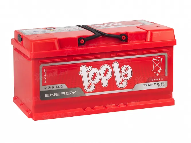 Topla Energy (108192) 92Ач 850А, ПП, стандартные клеммы