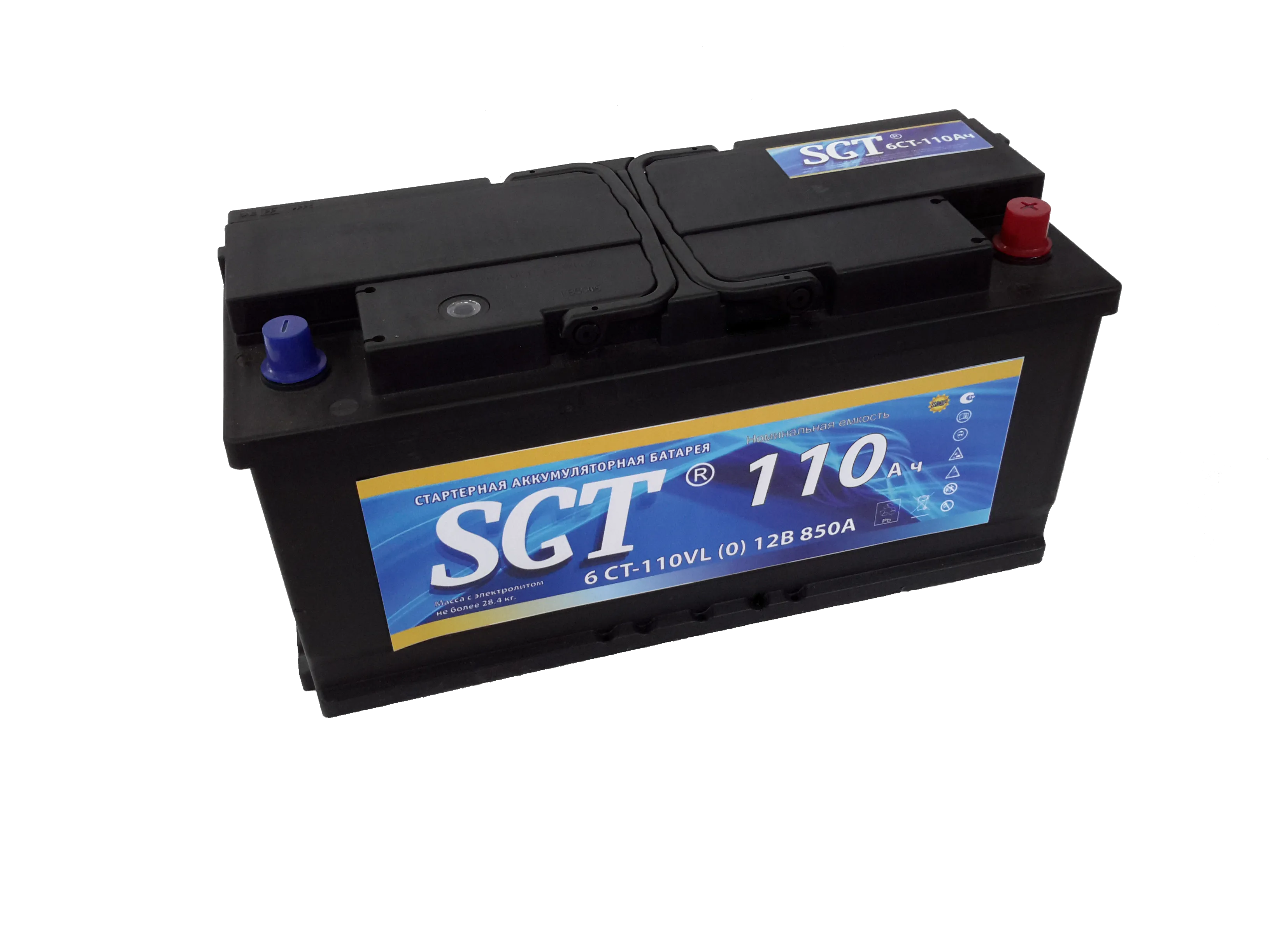 SGT 110Ah +R 110Ач 850А, ОП, стандартные клеммы