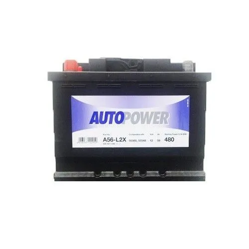 Autopower A56-L2X 56Ач 480А, ПП, стандартные клеммы