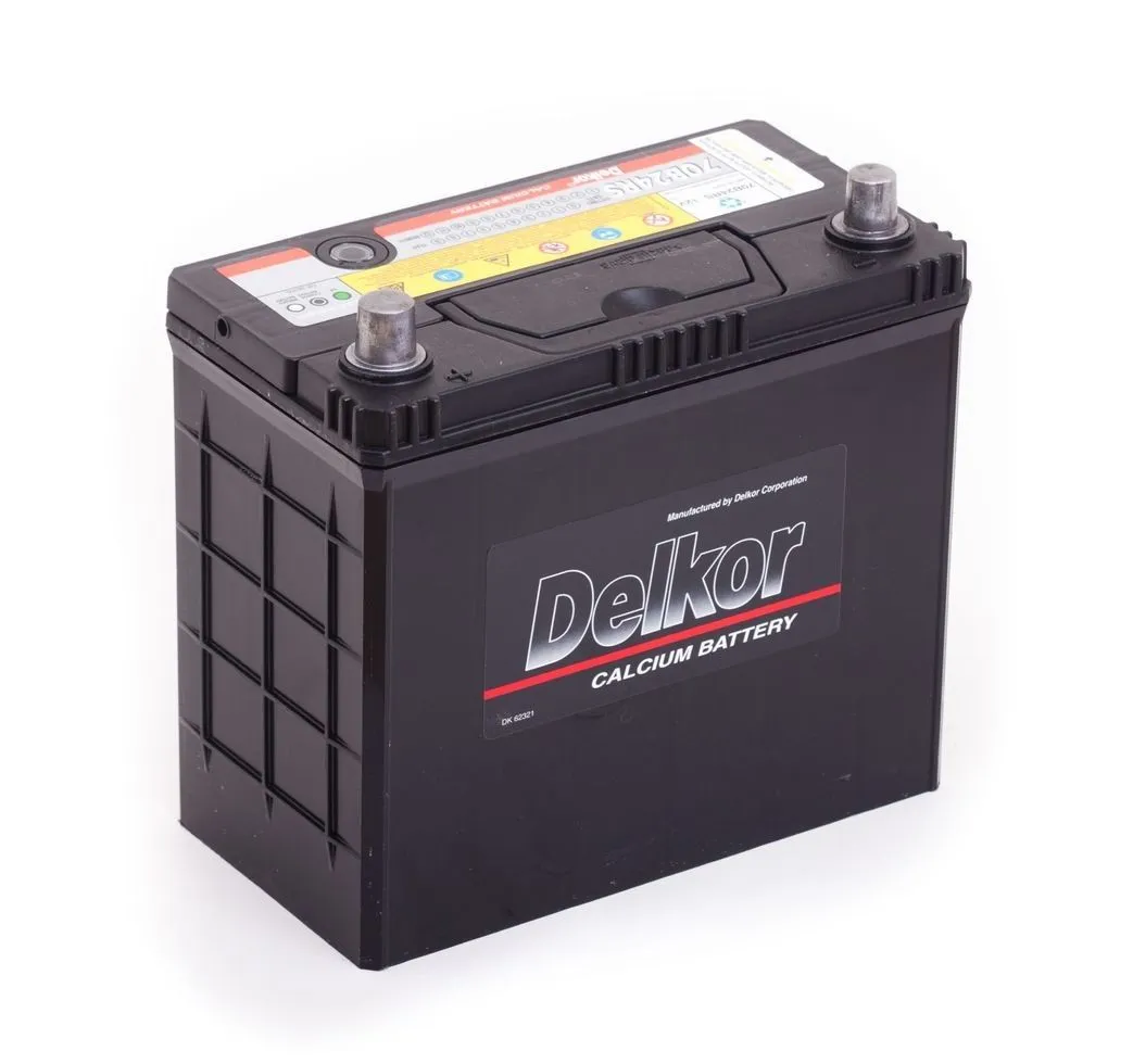 Delkor 6CT-55 (70B24RS) 55Ач 480А, ПП, стандартные клеммы