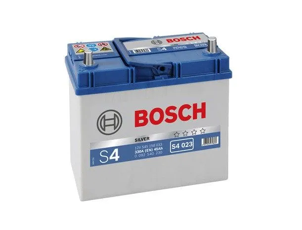 Bosch Silver S4 023 45Ач 330А 0 092 S40 230, ПП, стандартные клеммы