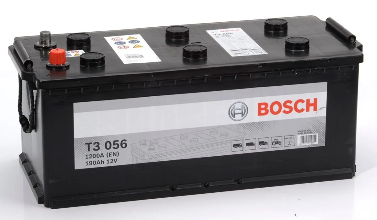 Bosch Т3 056 190Ач 1200А 0 092 T30 560, ПП, стандартные клеммы