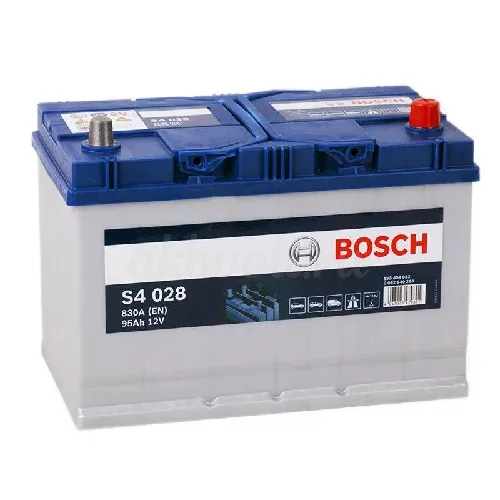 Bosch Silver S4 028 95Ач 830А 0 092 S40 280, ОП, стандартные клеммы