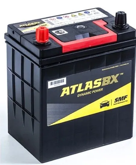 ATLAS DYNAMIC POWER (MF42B19R) 38Ач 370А, ПП, тонкие клеммы