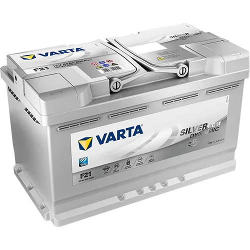 Varta Silver Dynamic AGM F21 80Ач 800А 580 901 080, ОП, стандартные клеммы