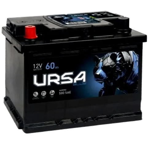URSA Blue 60Ач 500А, ПП, стандартные клеммы