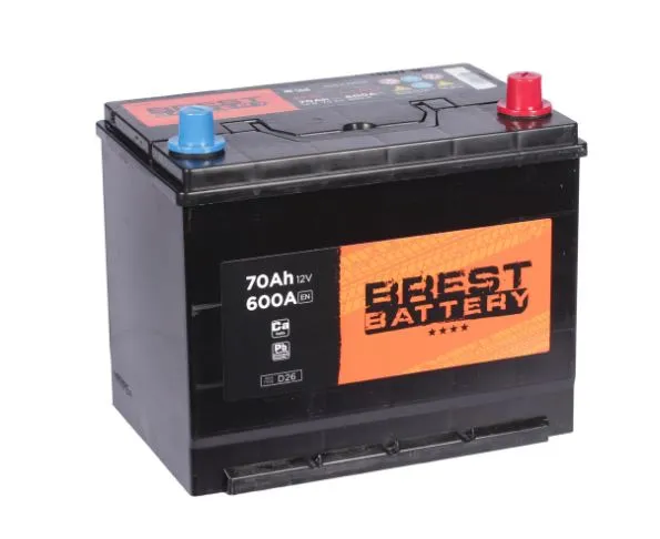 Brest battery Asia 70Ач 600А, ОП, стандартные клеммы