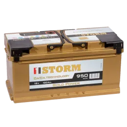 STORM GOLD 100Ач 950A, ОП, стандартные клеммы