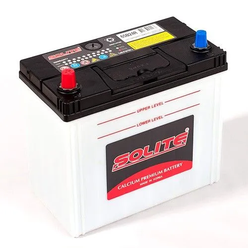Solite 65B24R 50Ач 470А, ПП, тонкие клеммы