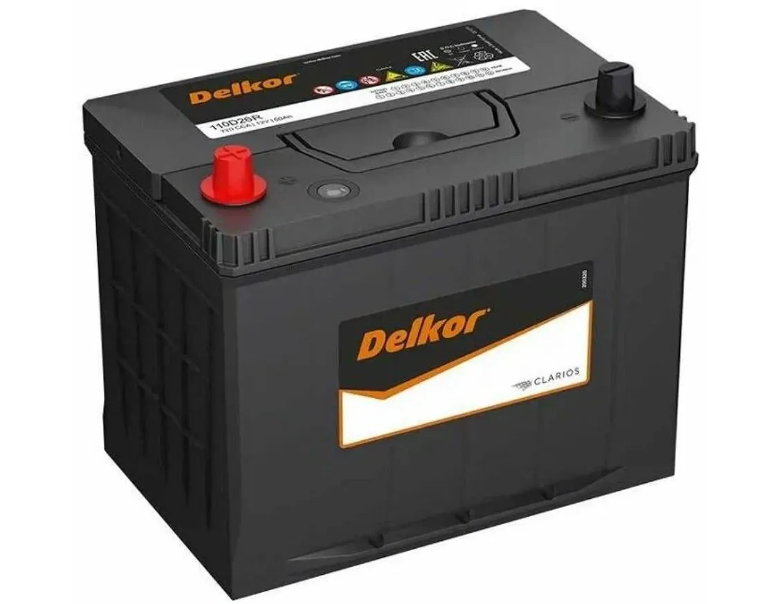 Delkor 110D26R 90Ач 720А, ПП, стандартные клеммы
